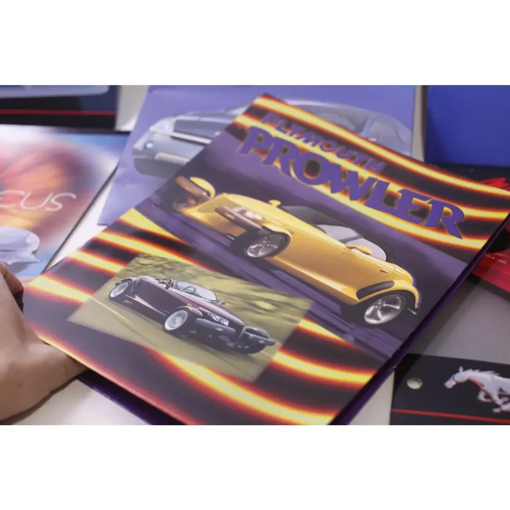 Sports Car, Portfolio, Lot, Paper Folder, Set of 6, Automotive, ~ 260115-WH 903